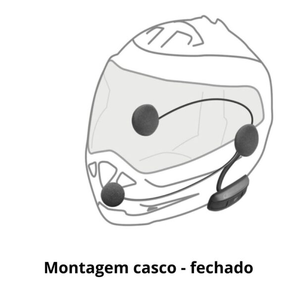 Comunicador Bluetooth Piloto Garupa - Imagem 4